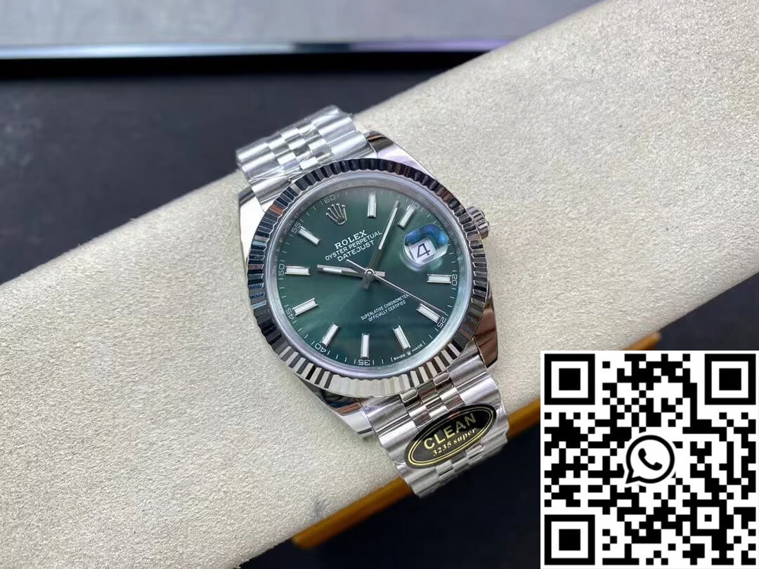 Rolex Datejust M126334-0027 Clean Factory Mint Green Dial | Dukereps