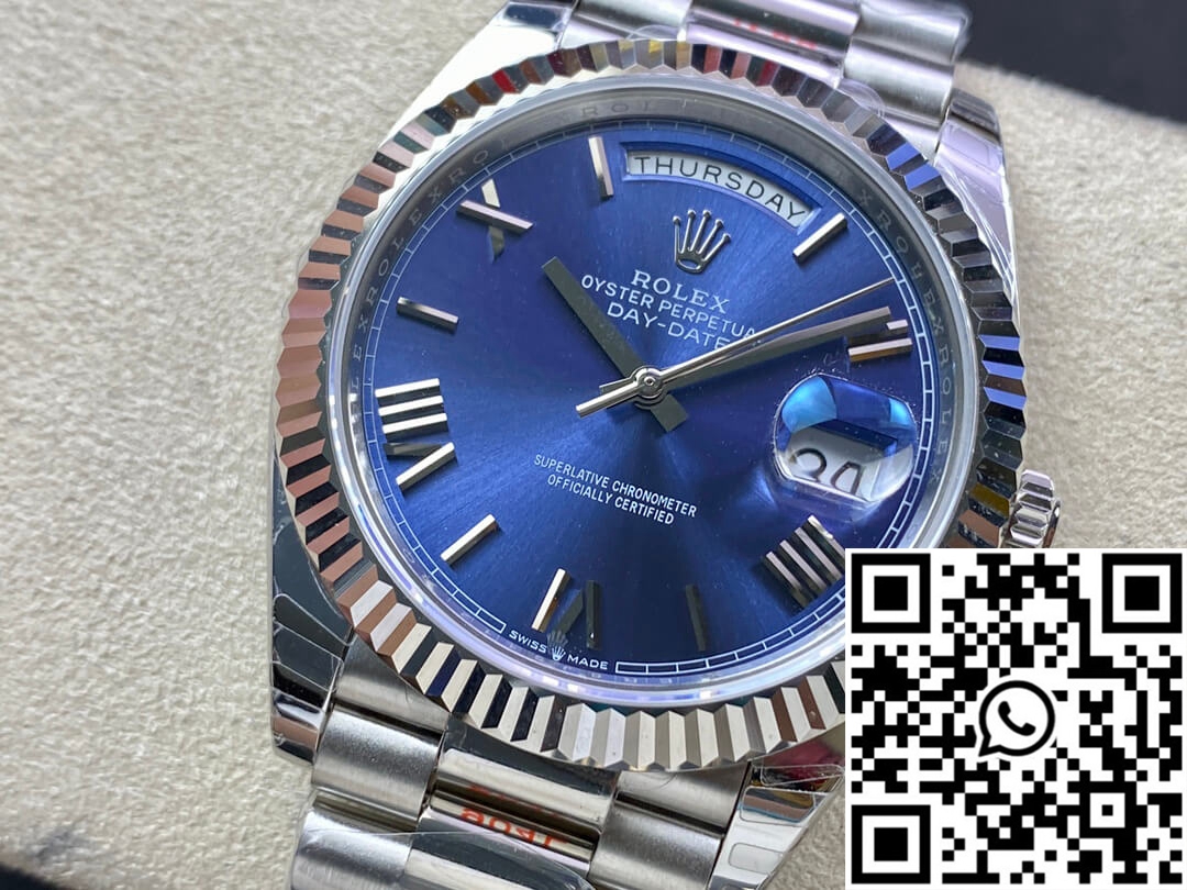 Rolex Day Date M228236-0007 EW Factory Blue Dial | Dukereps